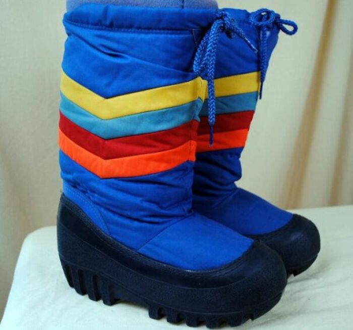 Moon Boots. If You Lived In A Cold Climate, You Wore Them