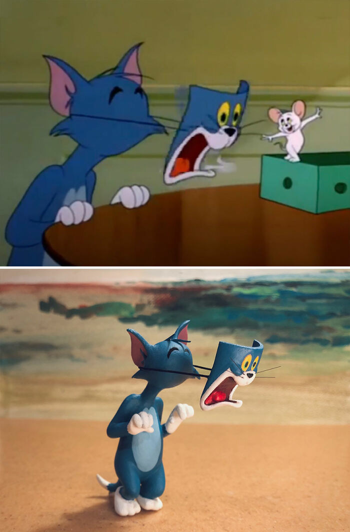 Japanese Artist Turns Tom And Jerry’s Most Unfortunate Moments Into Sculptures, And The Result Is Hilarious (20 New Pics)