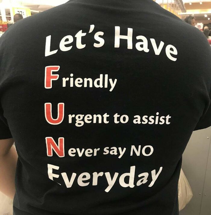 These Shirts Always Make Me Laugh. Stop & Shop Doesn’t Understand Acronyms