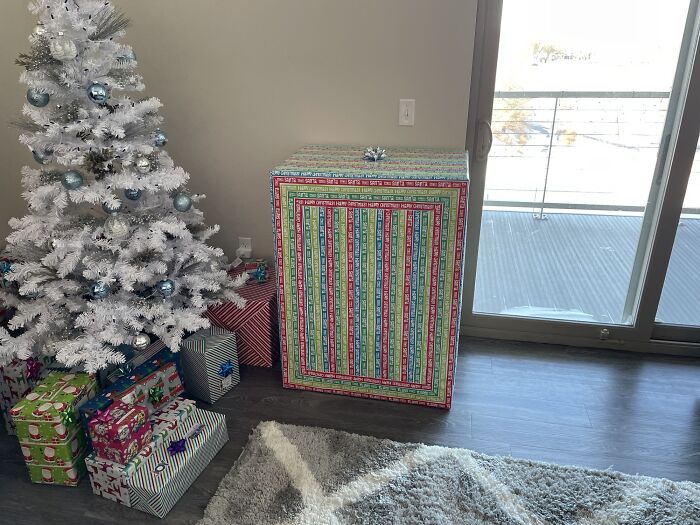The Big Present Is For My Brother, Inside Is A $50 Bill And Nothing Else