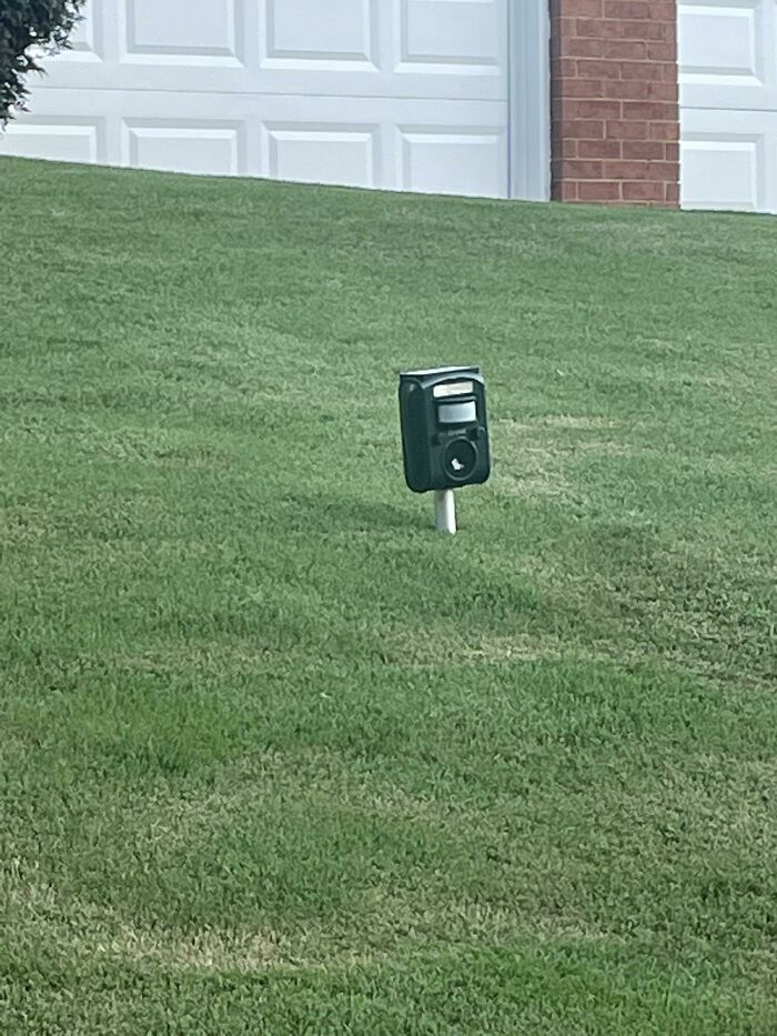 My Neighbor Has This In His Lawn, High Frequency Sound Comes Out Of It When I Pass It