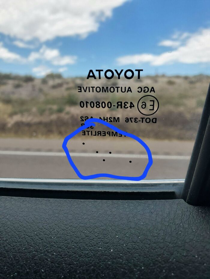 What Are These Dots On My 2018 Atoyot For?