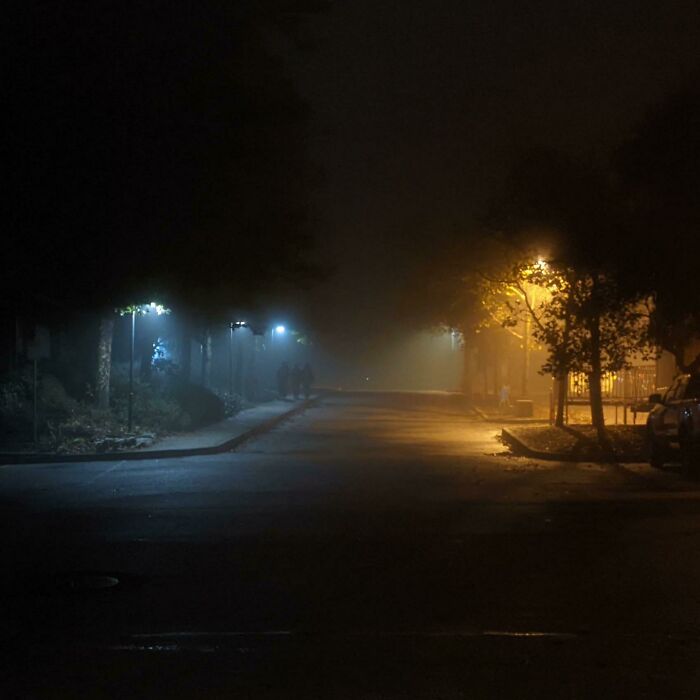 A Photo I Took On A Foggy Night At My College