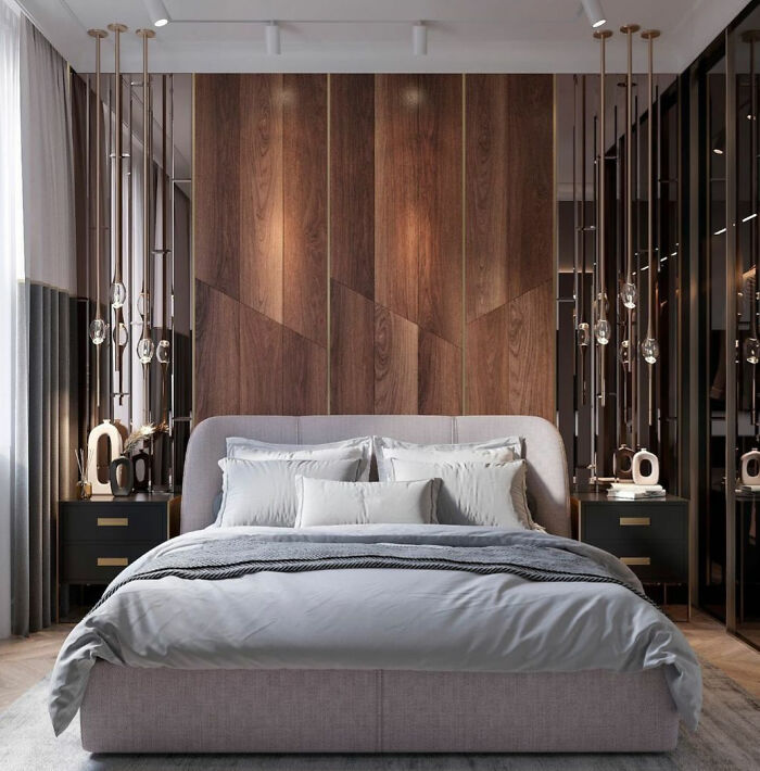 Dark Bedrooms Have Their Own Charm