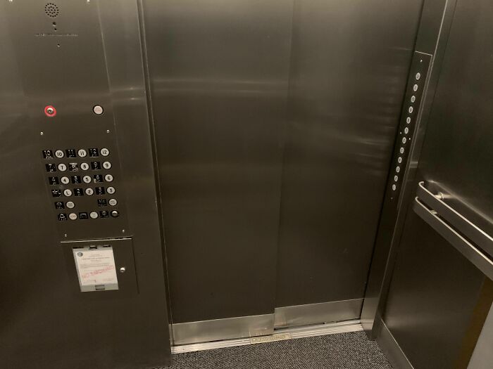 An Elevator With The Option To Select Your Floor As You Walk In