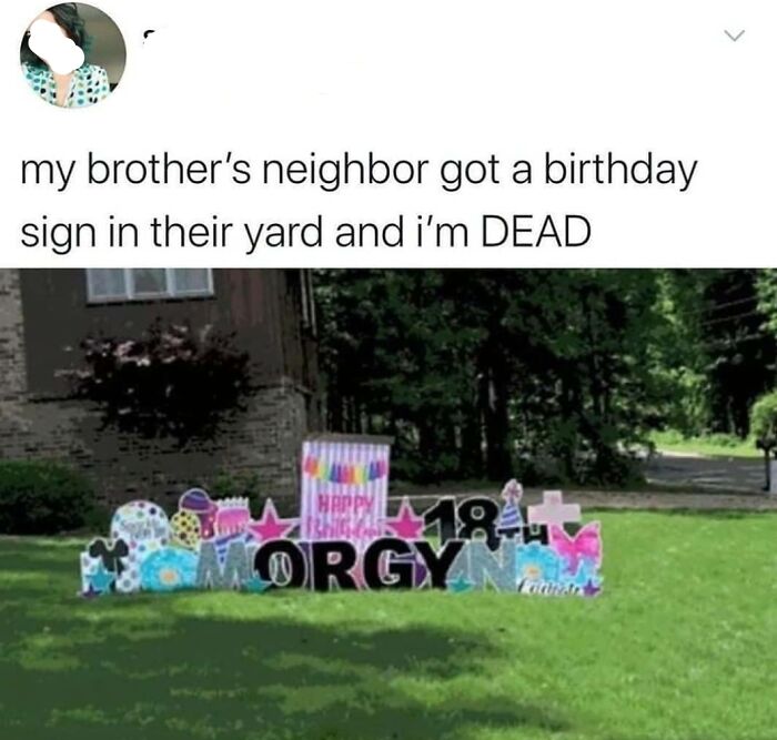 To Put Up A Birthday Sign