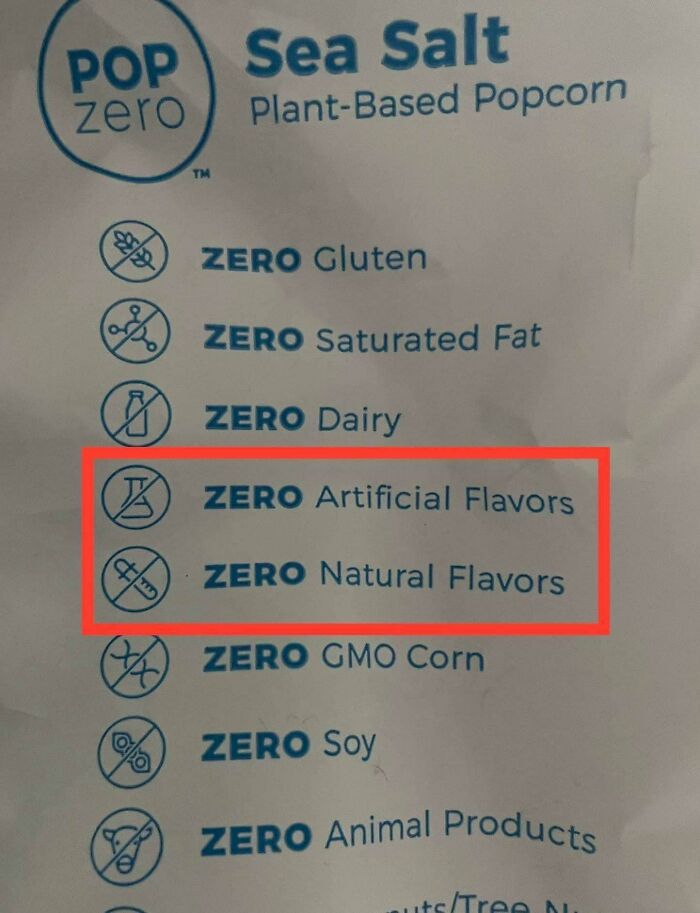So Does This Mean There Isn’t Any Flavor?