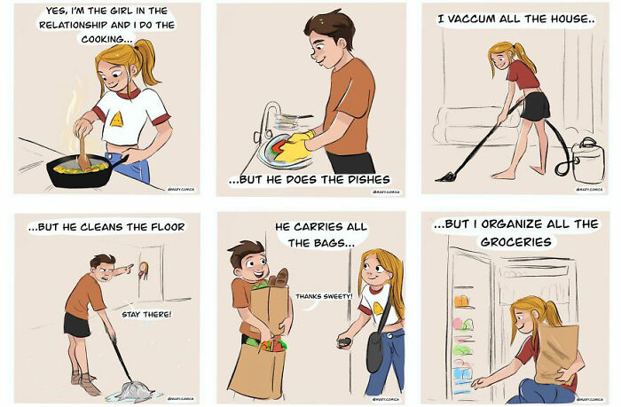 I Created 13 Comics Based On Funny And Relatable Moments In My Relationship