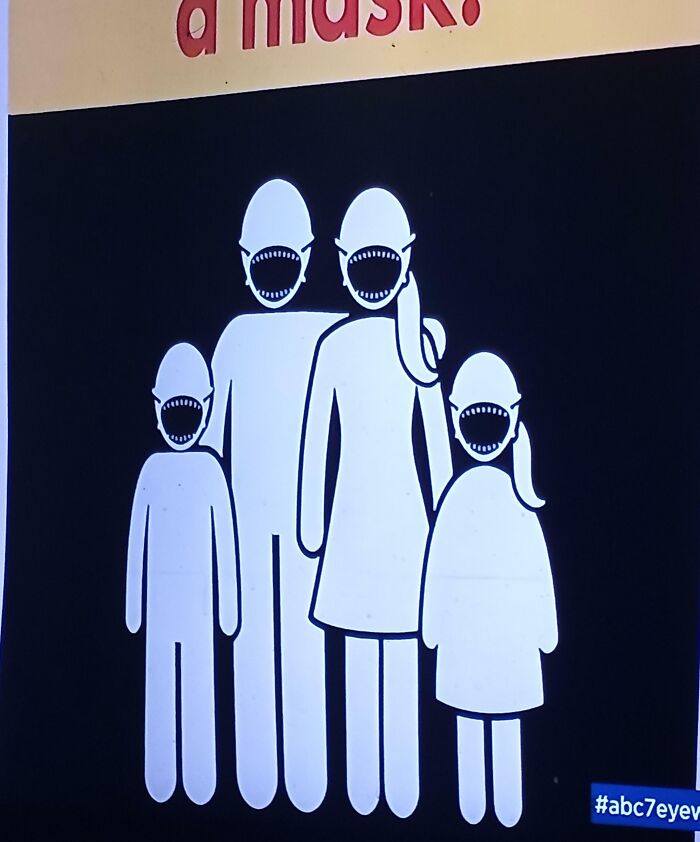 To Make A Cute Picture Of A Family Wearing Masks