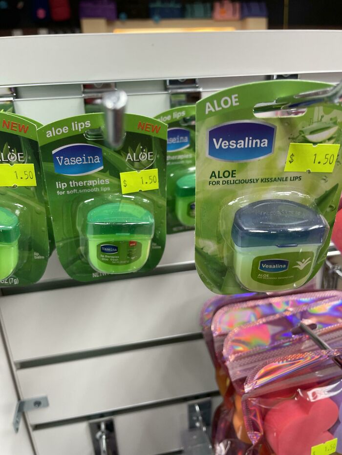 I Found These Vaseline Rip-Offs At A Local Store In A Mall