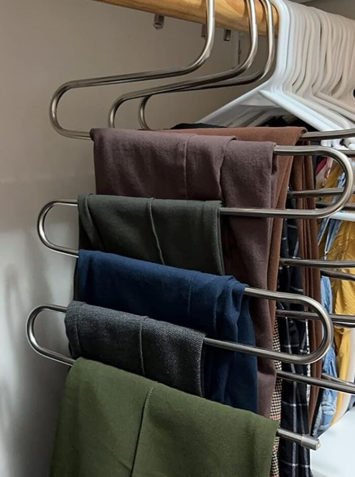 Hang Tight, Look Right: Upgrade Your Closet Game With Stainless Steel Pants Hangers - Where Every Hangout Is Chic!