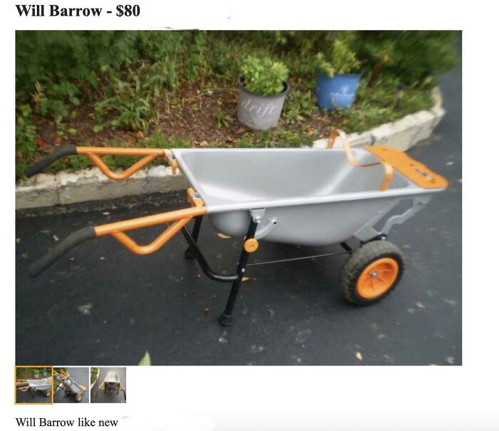 Will Barrow For Sale