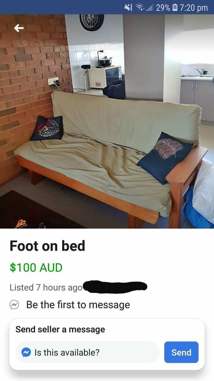 Foot On Bed
