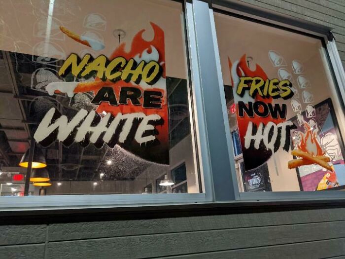 Nachos Are White Fries Now Hot