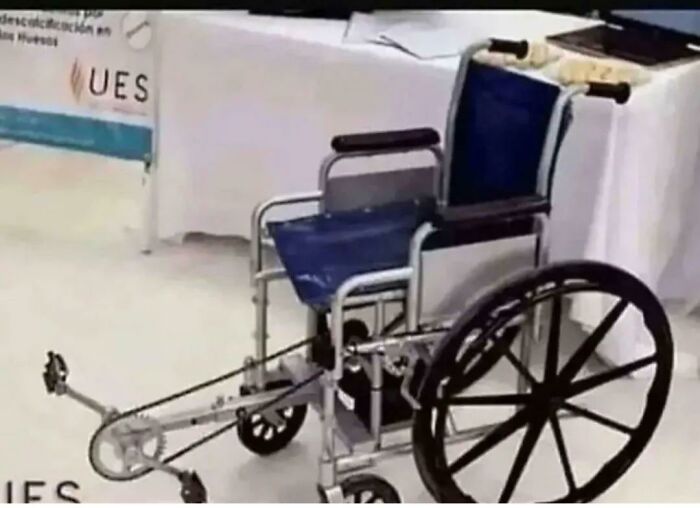I Made The Wheelchair More User Friendly Boss