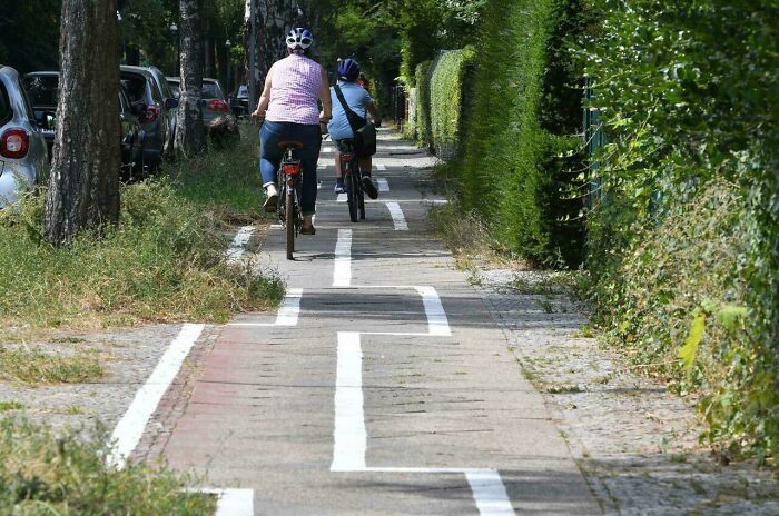 I Painted The Lines For The Bikeway, Boss!