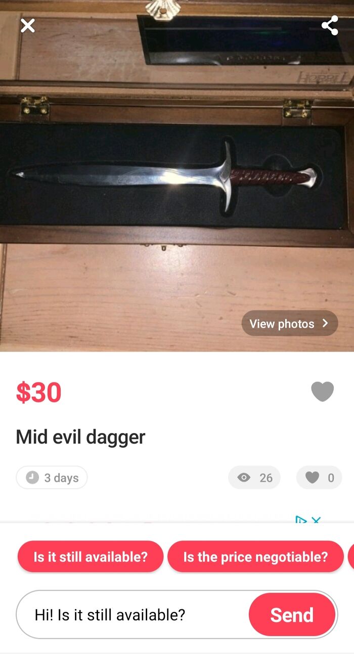 Mid Evil Dagger