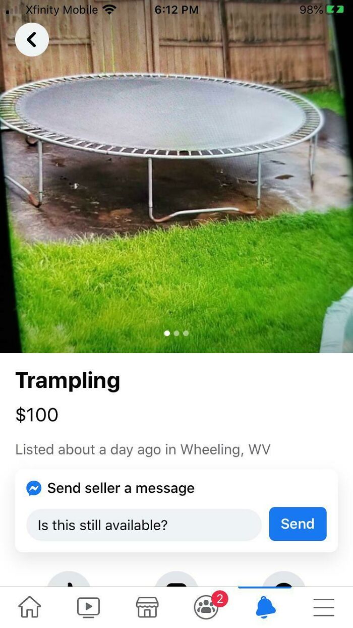 Anyone Want A Trampling?