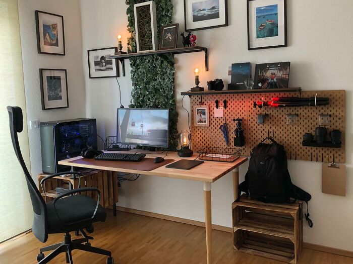 Home Office Makeover. IKEA-Mixed-Hack
