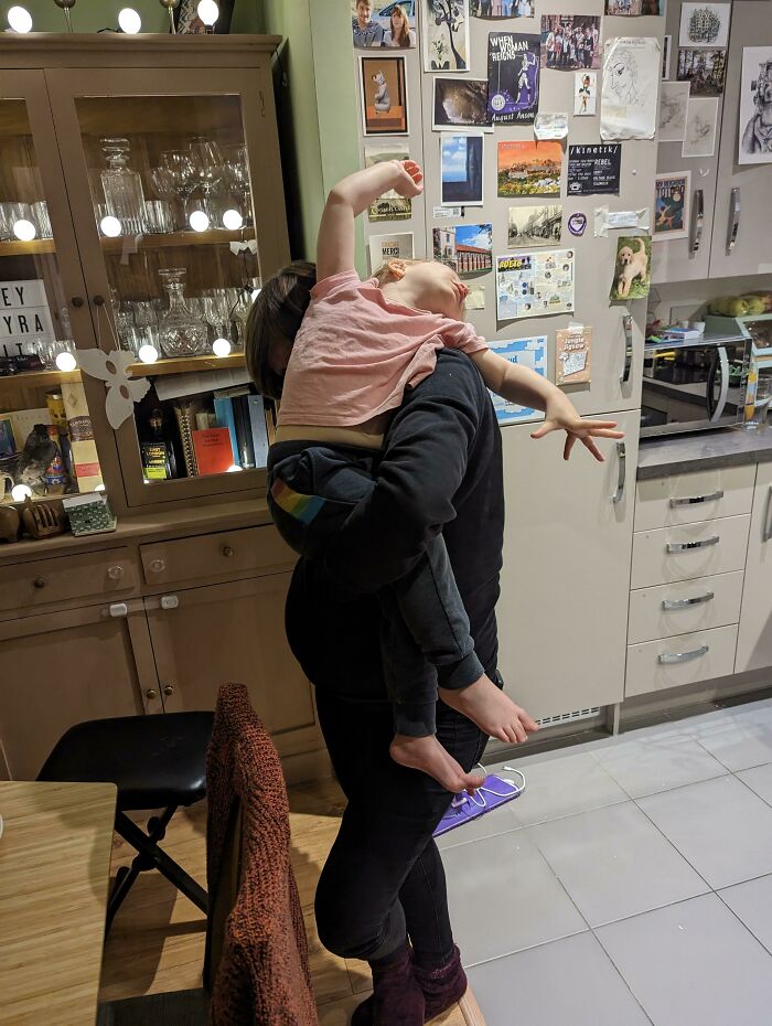My Partner Trying To Make Our One Year Old Eat Her Dinner