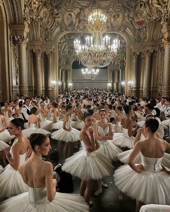 Ballet Dancers Photographed After A Performance