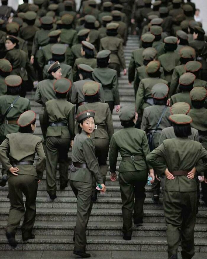 The Girl With Army Uniform, North Korea