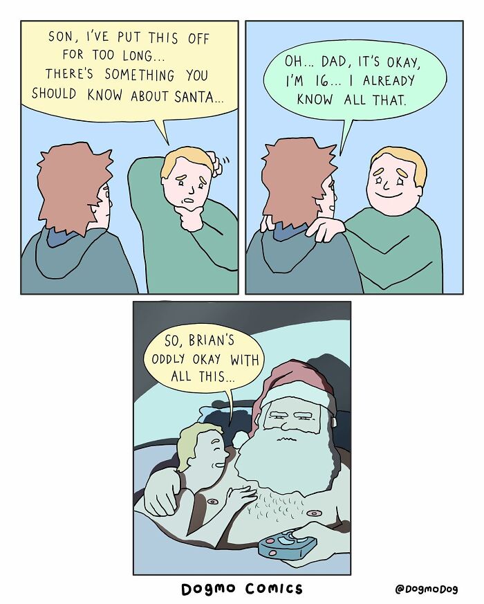 A Comic About A Secret About Santa