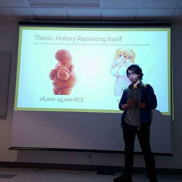 Funny presentation about thesis history repeating itself