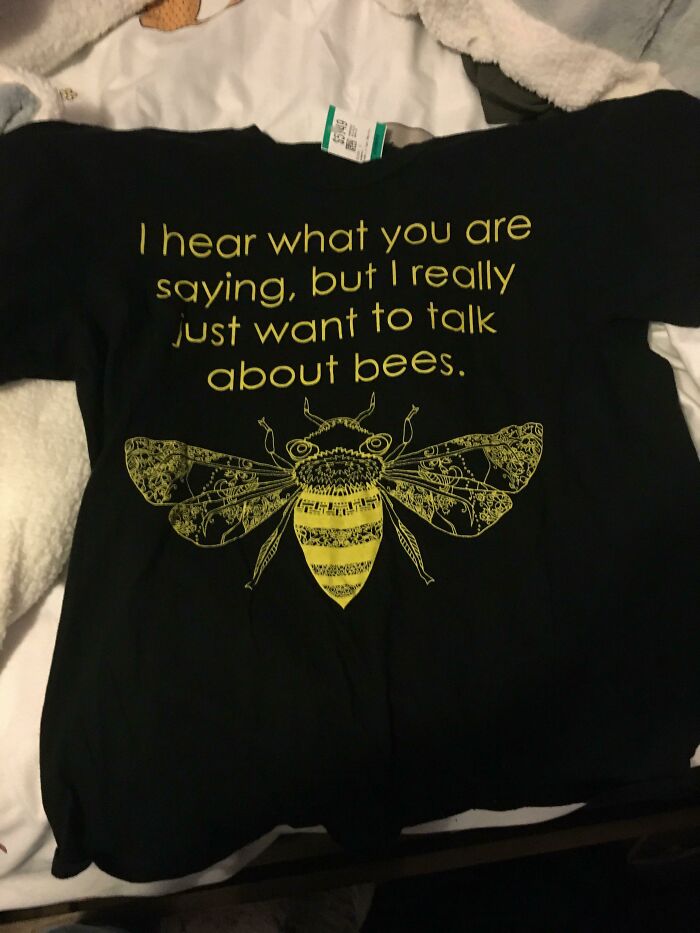 Escucho lo que dices, pero en realidad solo quiero hablar sobre abejas