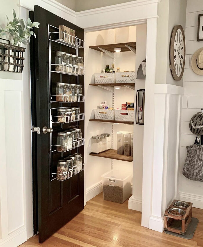 A Much-Needed Makeover Happened To Our Tiny Pantry Recently