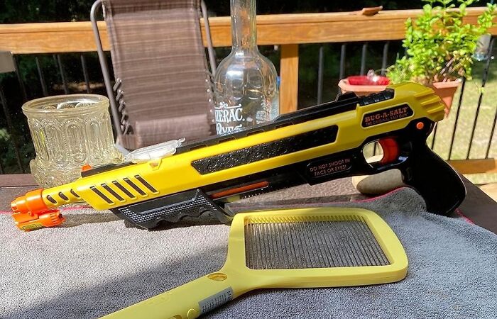 Need More Triggers To Pound The Daylights Out Of Those Pesky Bugs? Here You Go, The Bug-A-Salt Yellow 3.0. Let's Add 'Insect Salt Warrior' To Your Linkedin Skills, Shall We?