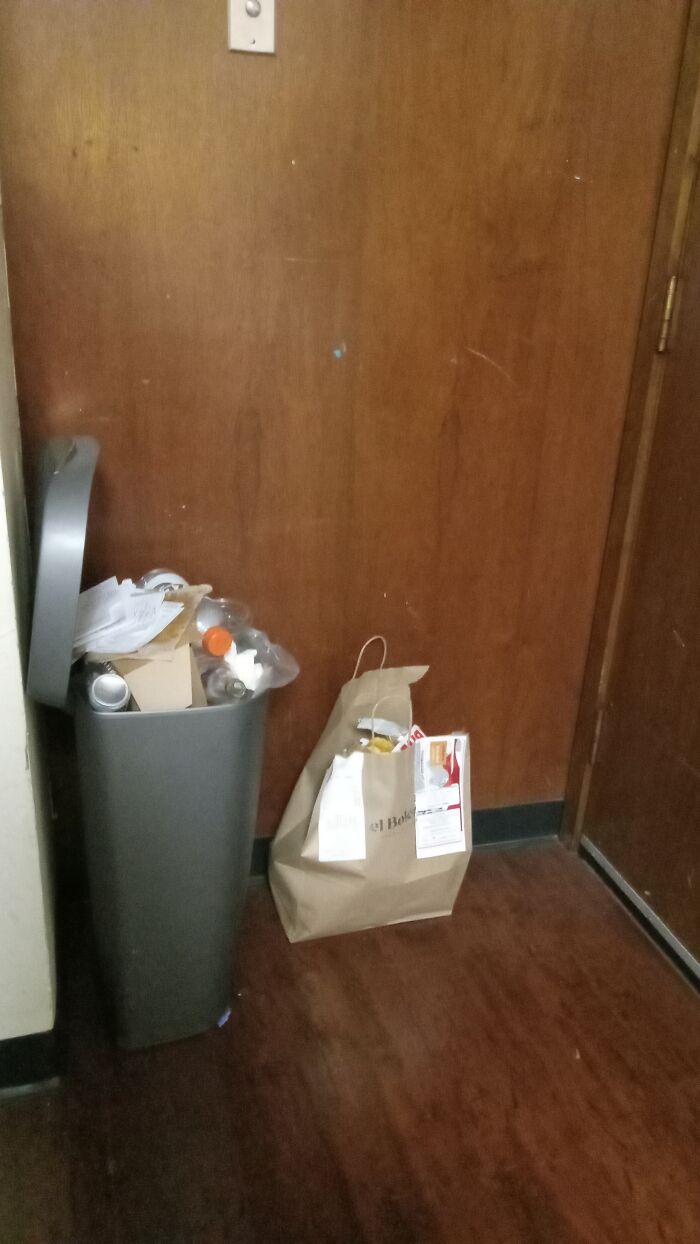 The Way No One Bothers Taking Trash Out At Work