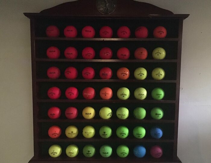  I Sorted Some Golf Balls I Found At My Local Golf Course