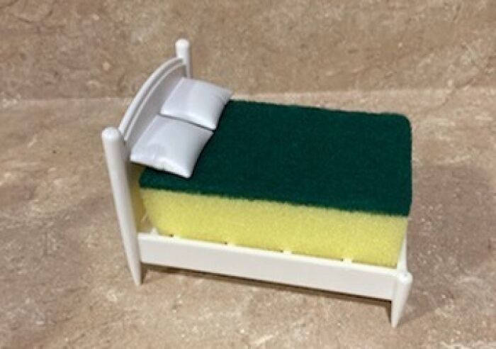 Finally! A Bed For Our Hardworking Sponge, Because, Of Course, They Deserve A Comfy Place After Doing All That Scrubbing. 
