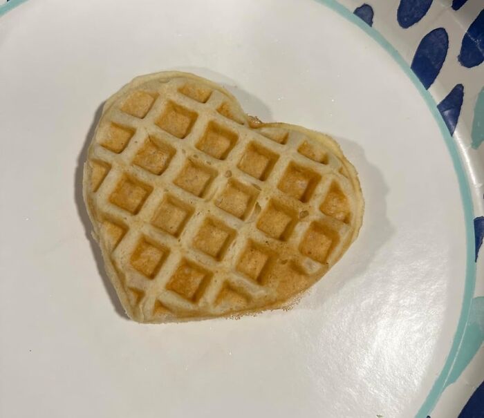 Wafting Waffle Scent And The Mini Waffle Maker Machine For Individuals Heart Shape, Making Mornings The Favorite Part Of Your Day! 'Batter' Believe It's Going To Be Lovely!