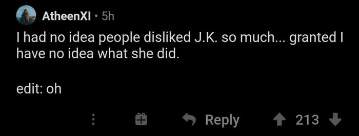 Found In The Comments About Hogwarts Legacy Not Involving J. K. Rowling