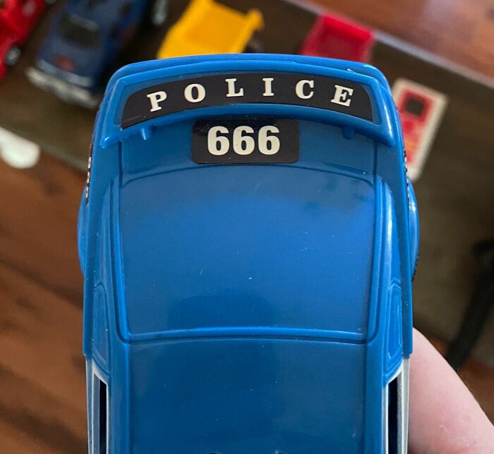 Child's Toy Police Car
