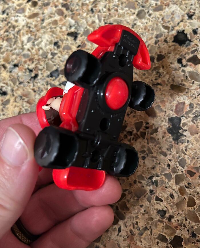 My Son's Mario Kart Toy Doesn't Have Wheels, Just A Scroll Ball