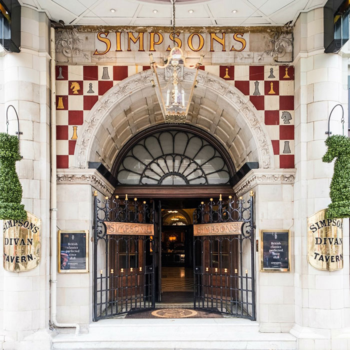 Dine At A Re-Opened London Classic: Simpson's In The Strand