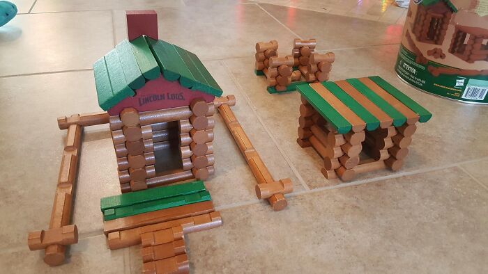 Unleash Your Inner Architect: Building Logs - The Best Retro Building Gift Set For Limitless Imagination!