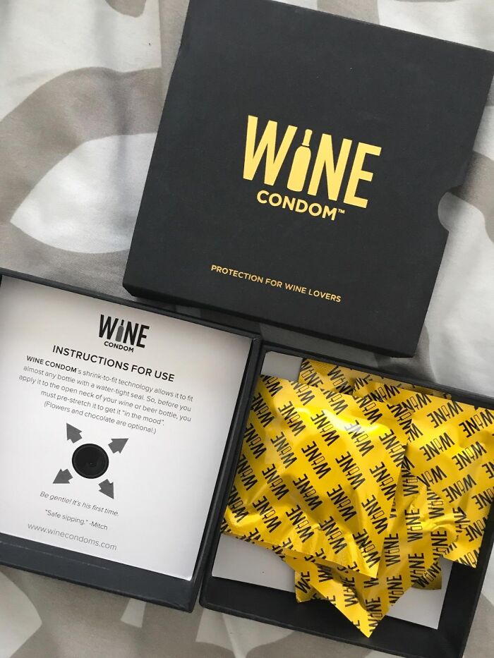 Seal The Deal On Flavor: Wine Condoms - Perfect For Wine Lovers Who Like Their Vino 'Safe' And Sound!