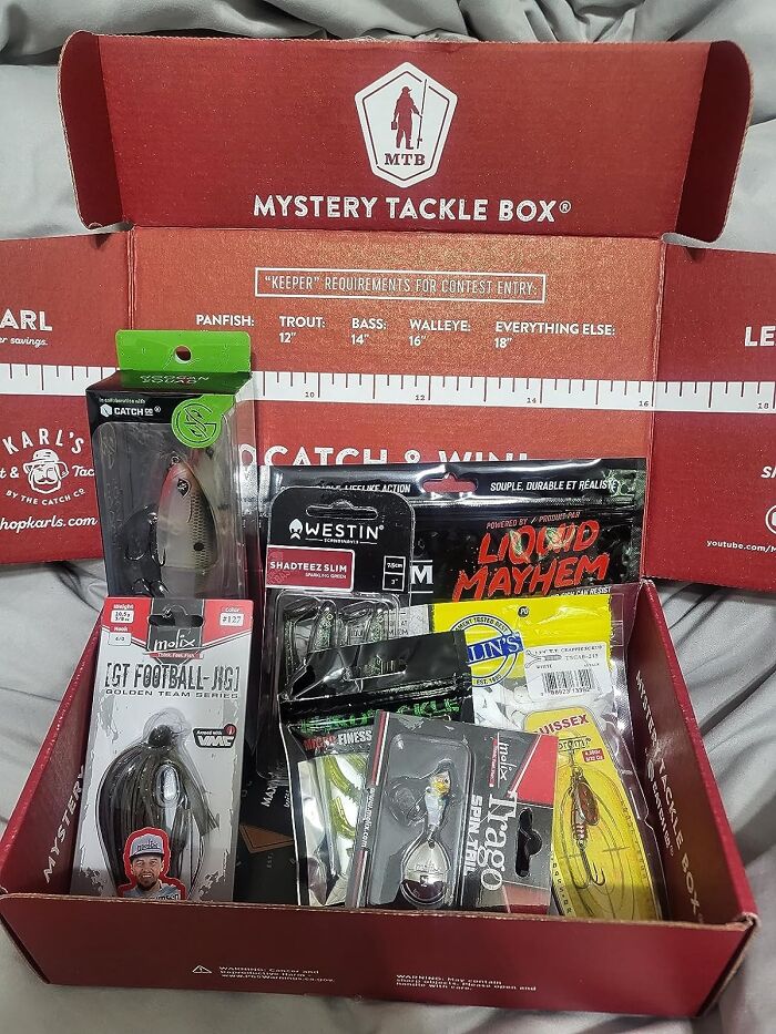 Hook, Line, And Sinker: Mystery Tackle Box Pro Freshwater Catch All Fishing Kit - Take Dad's Fishing Adventures To The Next Level!