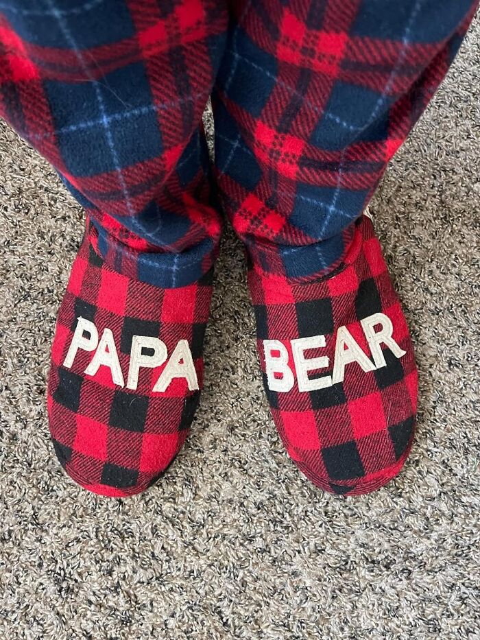 Cozy Toes For The Papa Bear: Treat Dad To The Ultimate Comfort With The Papa Bear Slipper - Relaxation At Its Fuzziest!