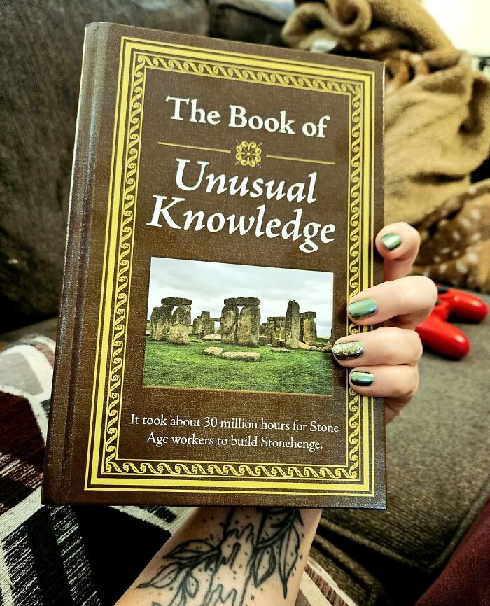 Oh, How We Need Another Conversation Starter At Parties. Enter, The Book Of Unusual Knowledge Hardcover! Becoming A Fascinating Person Just Got A Tad Easier, I Guess!