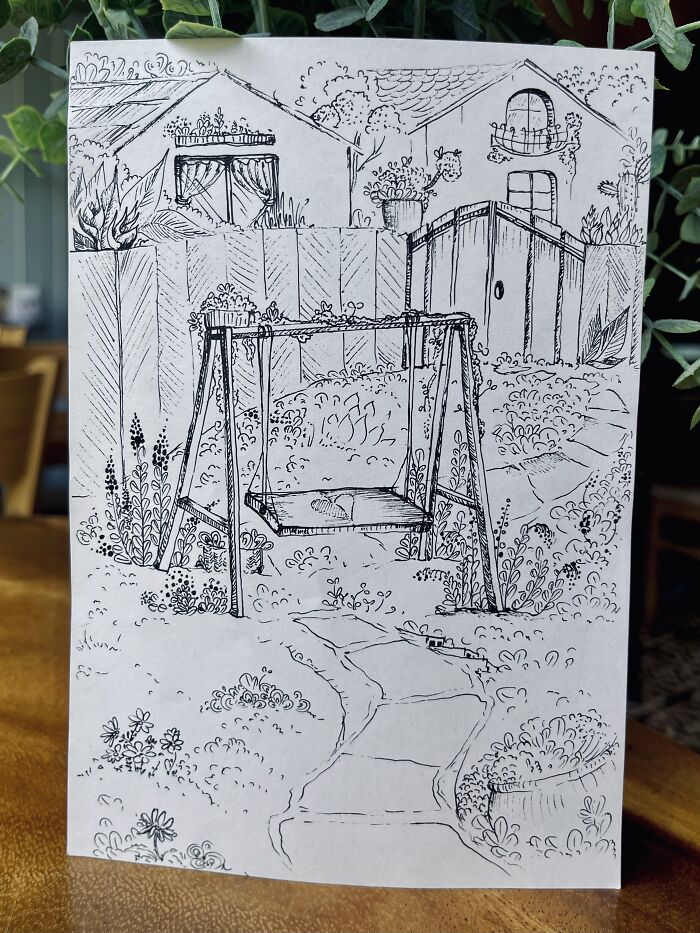 Who Drew A Heart On The Swing?