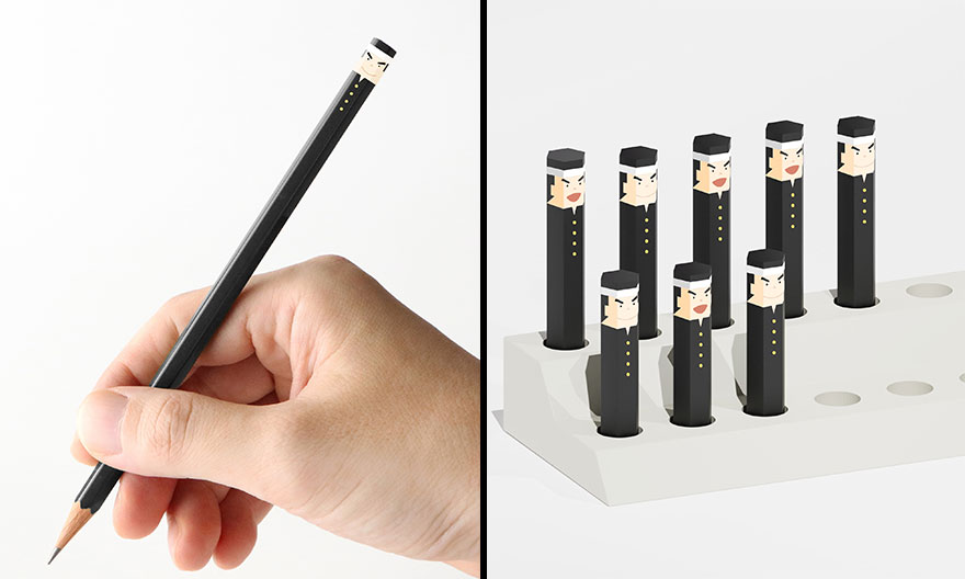 I Thought Of Some Pencils To Be Part Of The Crowd. Smaller Pencils Will Support Your Studies