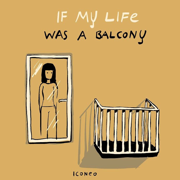 "If My Life Was A Balcony" By Iconeo