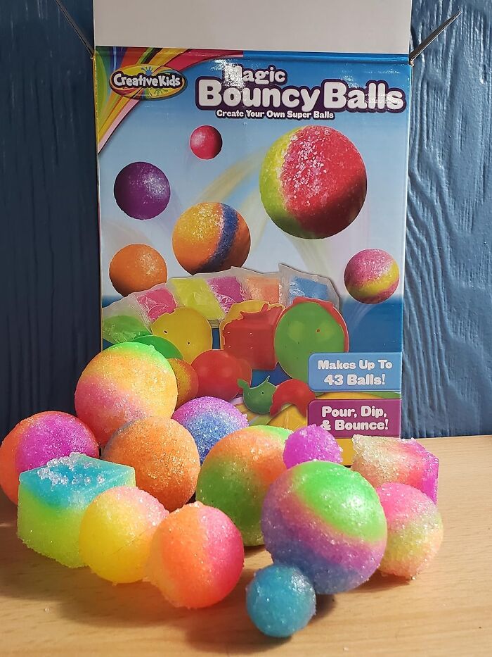 Oh How Relatable! Just Like Your Motivation, These Magic Bouncy Balls Can Bounce Off In Any Direction. But At Least They Come Back...most Of The Time.