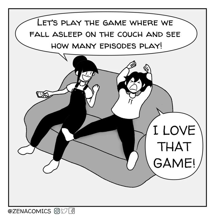 A Comic About Watching A Series
