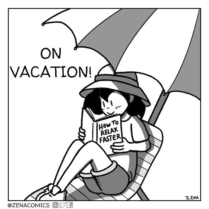 A Comic About Being On Vacation
